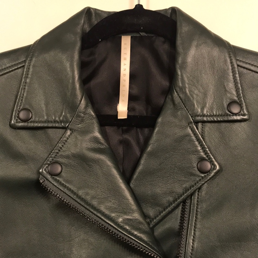 Truth and Pride Dark Green Utility Jacket